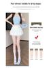 Pure Desire Pleated Lace-Trim A-line Mini Skirt - Women's Autumn Niche Style