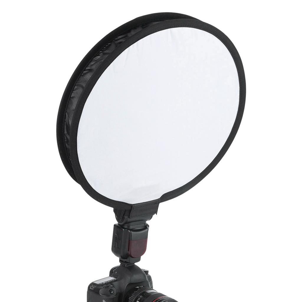 40CM Portable Foldable Round Shape Speedlite Softbox Diffuser for Camera Flash Light