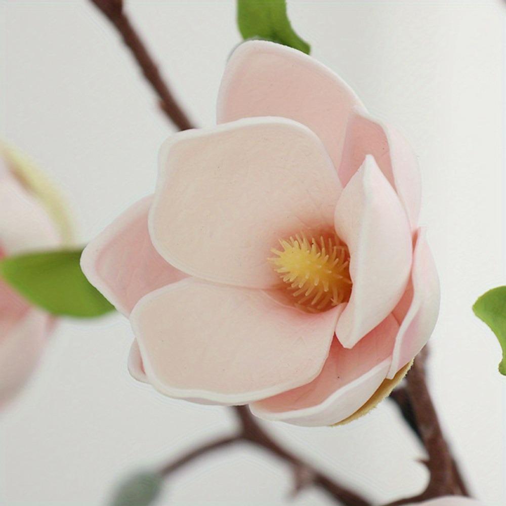 4 шт. Букет для свадьбы, искусственный цветок магнолии, свадебный букет, искусственный свадебный цветок, годовщина, вечеринка, домашний офис, сад, свадебный декор