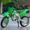 1/10 Kawasaki KX450 Alloy Sports Motorcycle Model Diecast Metal Street Crosscountry Racing Motorcycle Model High Simulation Kids Toy Gift