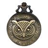 JEWELRYWE Owl Pocket Retro Analog Pendant Perfect Gift for and Christmas Watch, Antique-Style Watch, Alloy, Coming-of-Age Ceremonies, Birthdays,