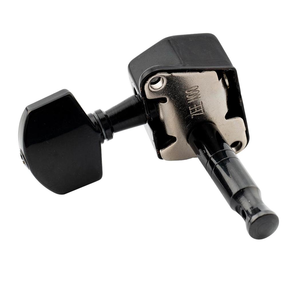 Musiclily Pro Guitar Tuners for Electric Black 6-Piece Strat/Telecaster Guitars,