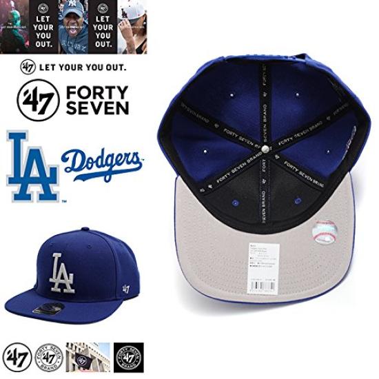 DODGERS SURE SHOT CAPTAIN ROYAL Baseball Cap by Authentic MLB Los Angeles Dodgers [B-SRS12WBP-RY] '47 47BRAND,