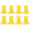 8 шт., стоматологический блок, реквизит для рта, термостойкая система стоматологического позиционера для держателя позиционера, желтый 