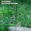 6Pcs 20/35CM Camping Tent Stake Heavy Duty Stainless Steel Multi-functional Outdoor Garden Yard Tarp Canopy Windproof Ground Spike Metal Tent Peg