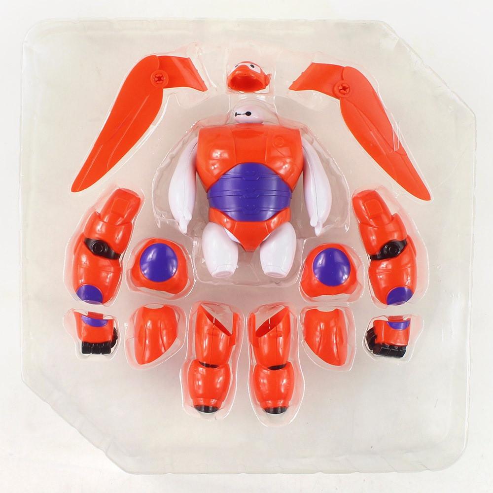 Hero 6 Big 16cm Baymax Orange Robot Assembles Transformed Boy Model Doll Toy