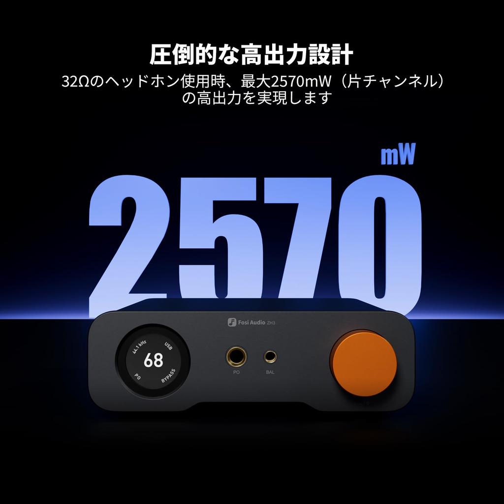 Fosi Audio ZH3 DAC Headphone Amplifier Fully Balanced Preamplifier with AKM4493SEQ and XMOS PCM 768kHz Power Amplifier Trigger Remote Control Japanese