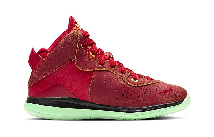 Nike Lebron 8 'Empire Jade' Фиолетовые Запретные, Джеймс Средние Винтажные Баскетбольные Кроссовки Черно-Красные DH3238-600