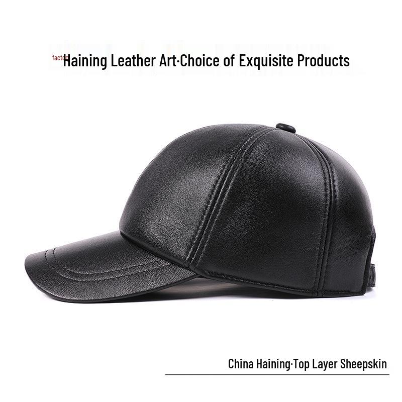 Мужская кепка-утка из овчины - Регулируемая защита от солнца для больших голов, Идеально подходит для весенней и летней носки на открытом воздухе