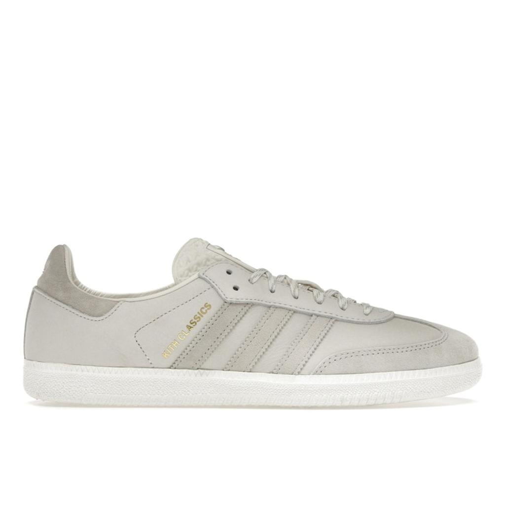 Kith X Adidas Samba OG Classics Program - Cloud White Unisex Sneakers Cream Off-White Orbit-Grey IH0090