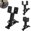 Roof Riser Bracket Kit High Strength Rustproof Corrosion Resistant Powder-coated Adjustable Pergola Roof Riser Beam Bracket