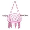 Nordic Style Cotton Rope Hammock Chair - Tassel Swing for Outdoor Camping