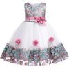 Летние детские платья для девочек с вышивкой и цветами Платья для девочек Детские принцессы Выпускной