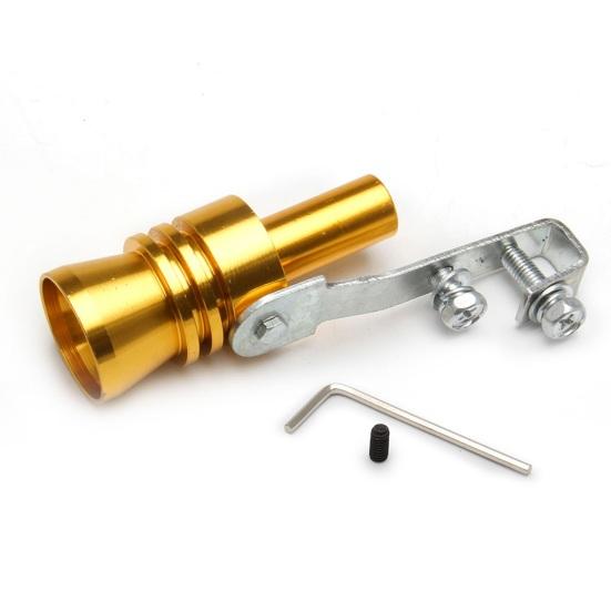 Universal Turbo Sound Exhaust Muffler Pipe Whistle Car Tail Whistle Easy To Install Mini Size Turbo Sound Whistle Simulator