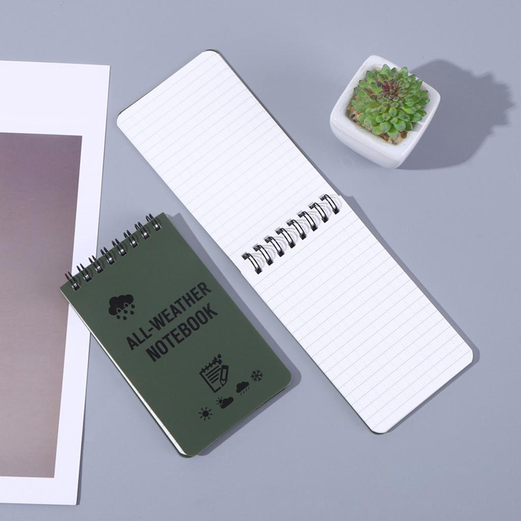 All Weather Waterproof Notebook Small Spiral Notebook Pocket Notepad Write In The Rain Notebook Field Notebook for Home