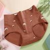 Women's High Waist Tummy Control Cotton Hip Lifting Printed Briefs