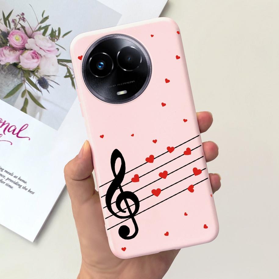 Ударопрочный Чехол Для Realme 11 5G / Realme 11X Чехол На Телефон Модный Девушки Мягкий Силикон Funda Для Realme11 11 X 2023 RMX3785 Coque