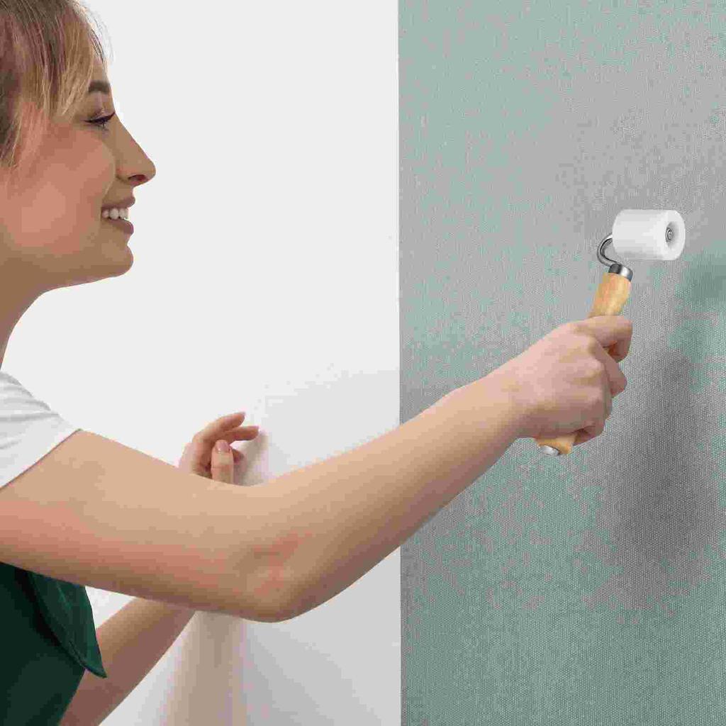 Валик для обоев Прижимное колесо Строительство обоев Плоский прижимной шов Колесо для прикатки швов С подшипником Тяжелая рука DIY инструменты