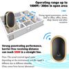 Wireless Doorbell Intelligent Welcome Door Bell 300M984 Ft  Home Smart Doorbell Us Eu Plug Chime Kit Led Flash Security Alarm