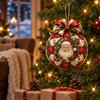Cross-border Hot-Selling Patchwork Ornament Christmas Decorative Ball DIY Handmade Material Kit for Holiday Tree Hanging Festive Home Decor