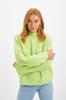 Women's Elegance Style Sweater Stone Soft Textured Basic Knitwear Sweater