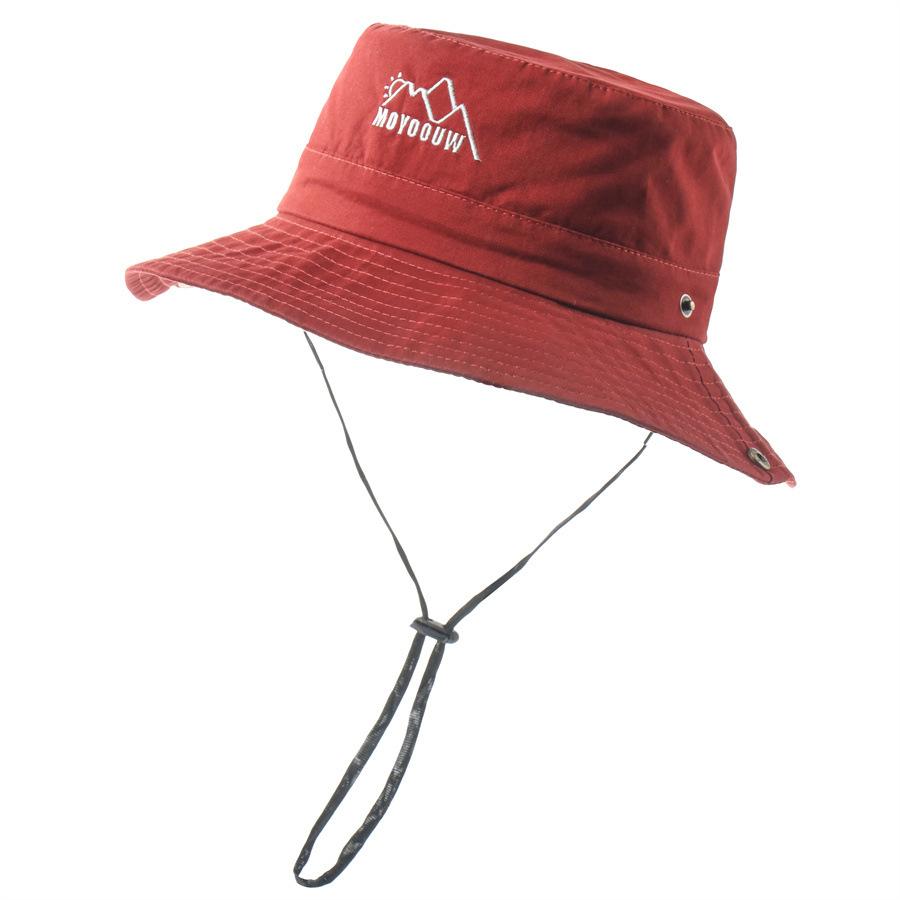 New cotton bucket hat men and women outdoor visor travel hiking hat casual hat