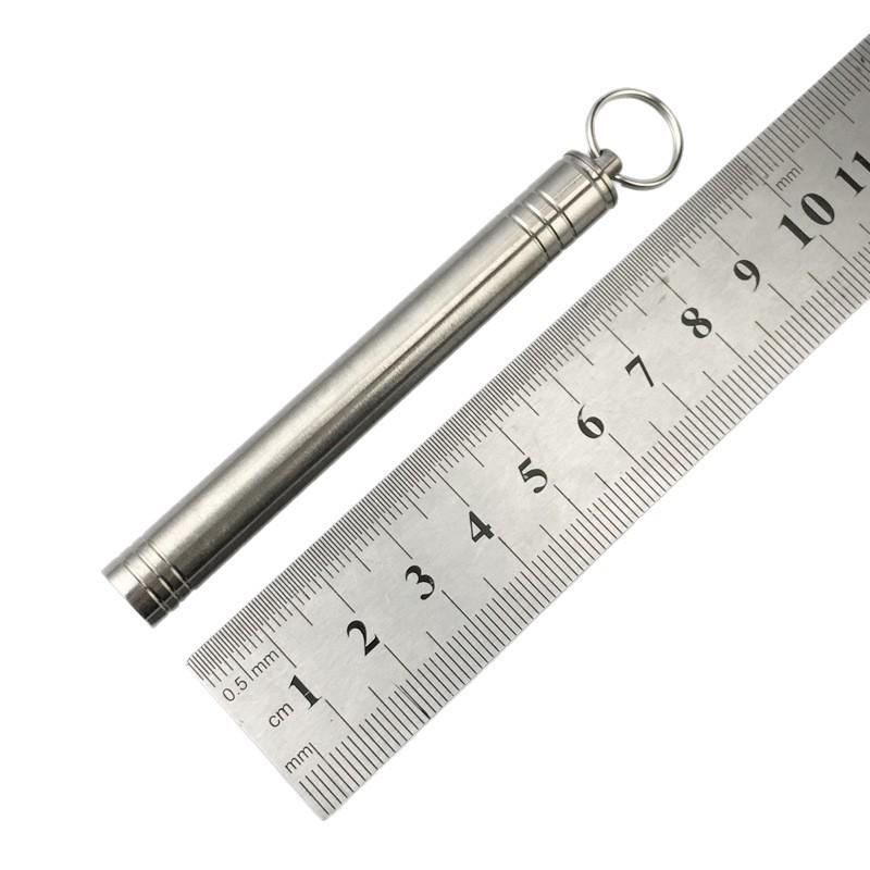 Водонепроницаемый титановый держатель для зубочисток с зубочистками из сплава TC4 для кемпинга и использования на открытом воздухе – Портативный и герметичный контейнер