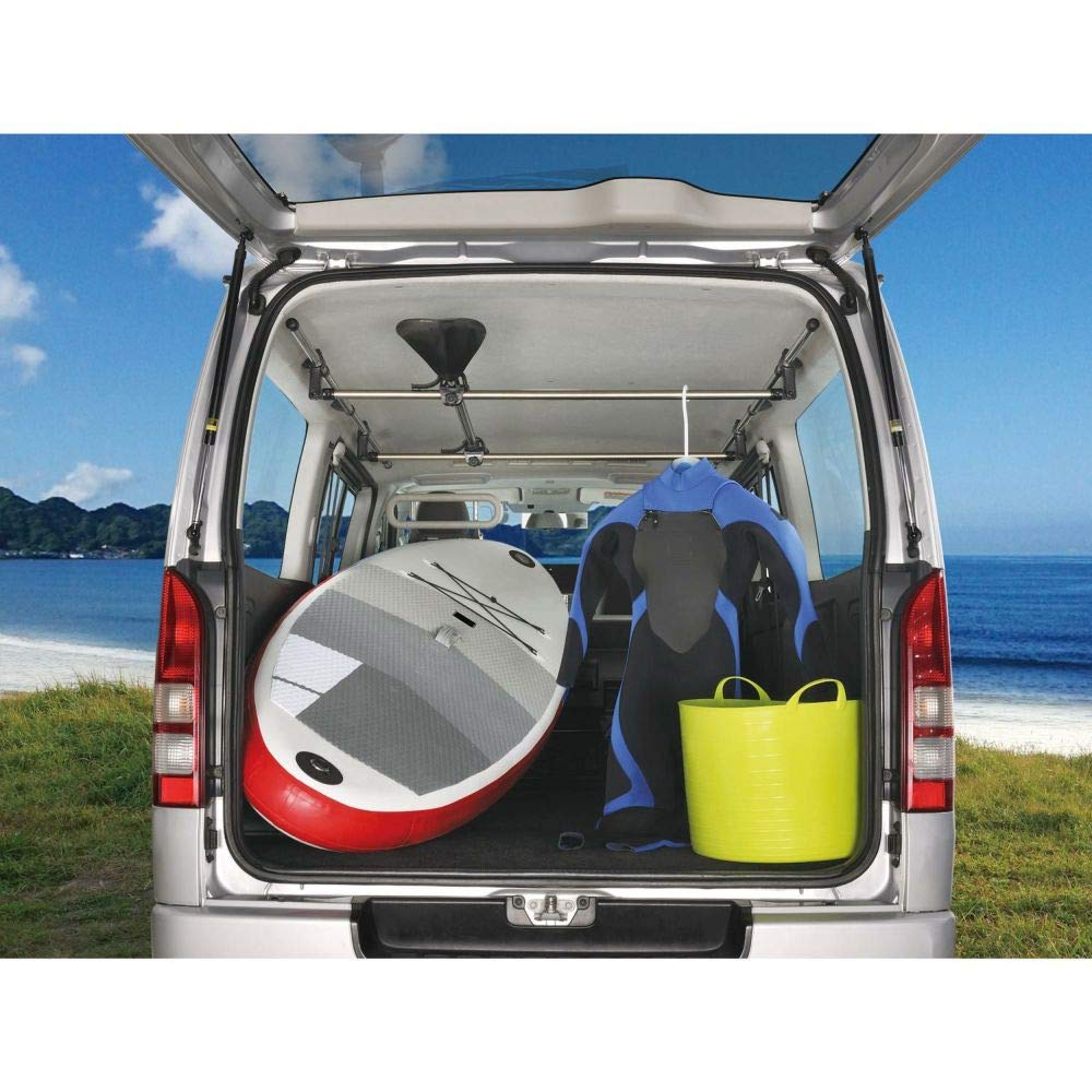 Carmate Cross Ride Series Ski & Paddle Attachment (2-Pack) NS117 Black