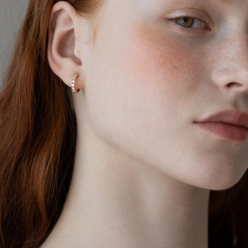 Tatiana (925 Silver) Daily Shine Hoop Earrings EC3224