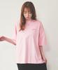 Milkfed Casual MELT BAR WIDE TEE In Pink Women's S/S
