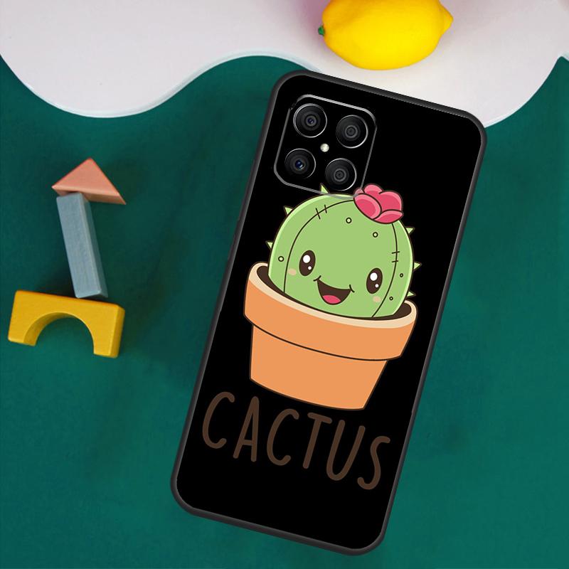 Чехол с кактусами и суккулентами для Honor 200 Pro 50 70 90 X9a X8a X8 X9 X8b X9c X9b Honor Magic 7 Lite 5 6 Pro