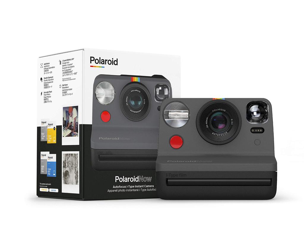 Фотоаппарат Polaroid Instant Camera Polaroid Now Black использует пленку с видоискателем 9028 i-Type/600 []