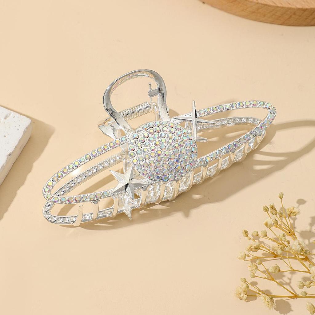 Korean Style Elegant Metal Hair Claw Clip for Women - Shark Claw Design