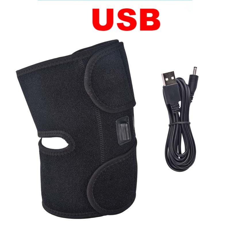 Подогреваемый наколенник Магнитная терапия Массажер для колена Вибратор Подогреваемый наколенник Поддержка Физиотерапия суставов при остеоартрите Облегчение боли в локтях и ногах