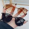 Новые корейские модные женские солнцезащитные очки, уличные солнцезащитные очки