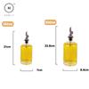 Homlly Olive Oil Coffee Syrup Dispenser Glass Bottle with Automatic Pourer (350/500ml)