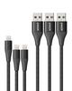 Anker II Lightning Cable сертифицирован MFi, совместим с iPhone 13, 13 Pro, 13 mini, 13 Pro Max SE x 2 x 1 [комплект 3] PowerLine+ / / / /12 / (третий