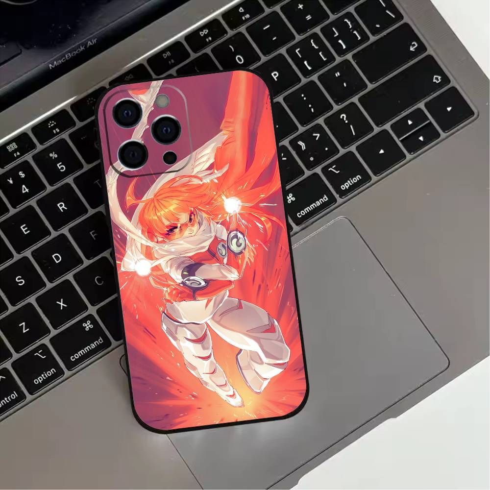 Diebuster Gunbuster Phone Case For iPhone 17,16,15,14,13,12,11 Plus,Pro Max,XS,Soft Silicone Black Cover