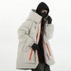 Mulit Pocket Winter Jackets Techwear Coats Men Fashion Streetwear Oversized Parkas Warm Hooded Jacket
