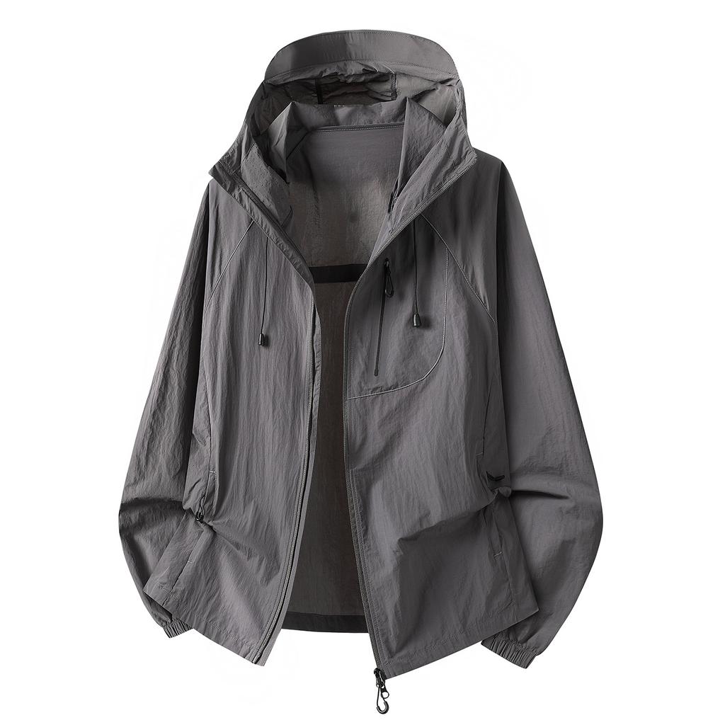 Summer mountain outdoor sunscreen top women's UV protection outdoor original yarn ice silk cool sunscreen jacket
