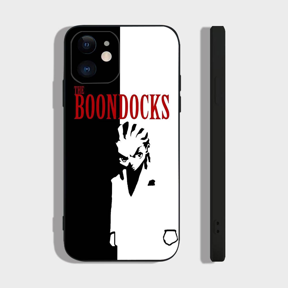 Мультяшный The B-Boondocks Для IPhone 15 16 14 Plus 13 12 11 17 Pro Max 17 Air Черный Мягкий Чехол для Телефона
