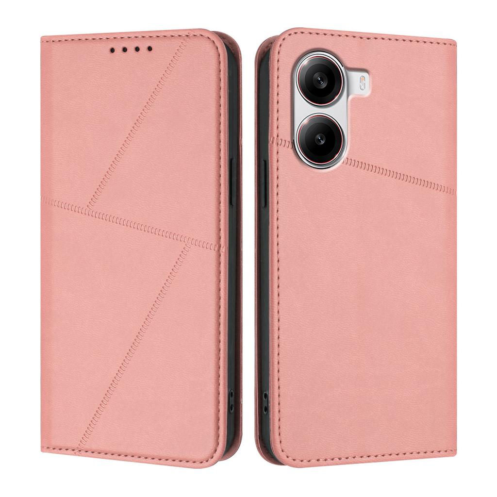 For Xiaomi Redmi Turbo 4 5G/Xiaomi Poco X7 Pro 5G Wallet Case Magnetic Closure Leather Flip Phone Cover with Stand