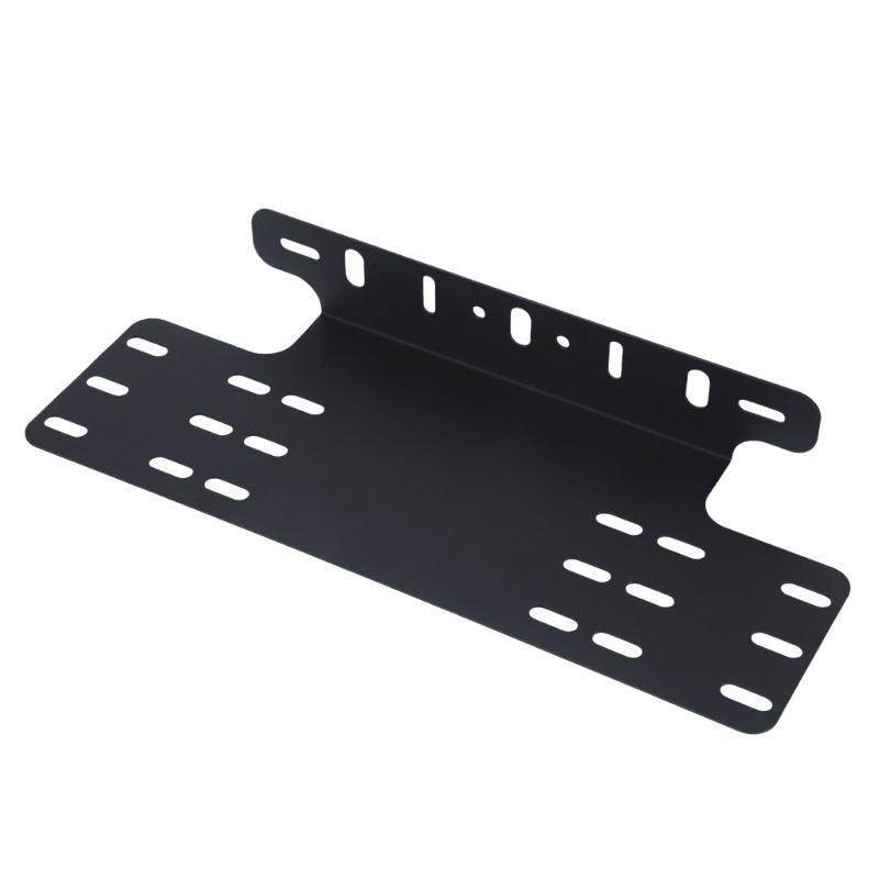 Крепление для монтажа на переднюю панель, прорезной кронштейн для номерного знака из углеродистой стали для светодиодной фары рабочего освещения для бездорожья