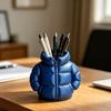 Подставка для ручек в виде пуховика, Забавная 3D-печатная кружка-карандашница в виде пуховика, Маленькая настольная коробка-органайзер для домашнего офиса, Декор для рабочего стола