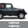 For Jeep Wrangler JK JL TJ YJ Unlimited Sahara Rubicon Auto Off Road DIY Accessories Vinyl Bonnet Decals Car Hood Decor Stickers