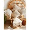 MOM'S YARD New Macrame Handmade Cushion Cover  Cotton Thread Pillowcase Bohemia Moroccan Sofa Decorative Pillowcase High-end