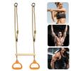 Fitness Ring Hanging Swing Rod Anti-Slip Grip Adjustable Length Smooth Shape Design
