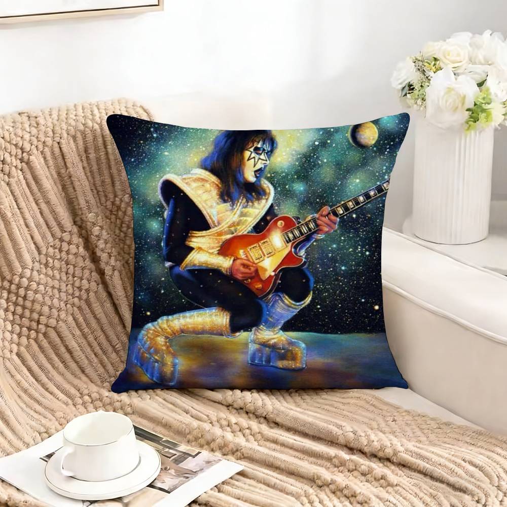 COOL AAce FFrehleyes Square DoubleSided printed Pillow Case Bedroom Bedside Pillow Sofa Cushion Cover