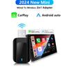 2025 Новый беспроводной адаптер Carplay Android Auto 2 в 1 Smart Dongle 5G WIFI для Apple iPhone Android Phone Plug And Play