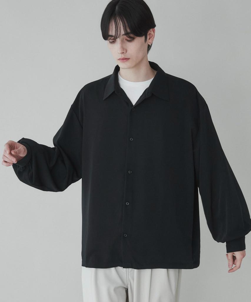 WEGO Spring Short Long Solid Oversized Loose Korean Summer Size Type B Black Men's Shirt, Sleeve/Long Sleeve, Thick, Big, Sleeve, T-Shirt, Color,